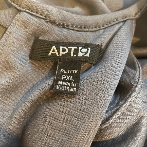 Gray dress with Sequined around Waist XLP Extra Large Petite - Picture 6 of 10